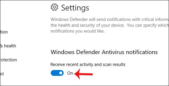 Windows 10'da Windows Defender Özeti bildirimi nasıl kapatılır