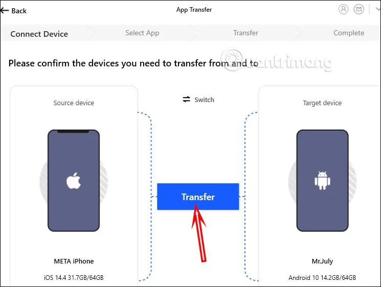 Cara menggunakan PhoneTrans untuk memindahkan data iPhone ke iPhone, Android