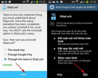 Kunci skrin secara automatik apabila menyambung ke Wi-Fi pelik pada telefon