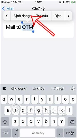 Bagaimana untuk mengalih keluar Dihantar daripada tandatangan iPhone saya dalam iPhone Mail