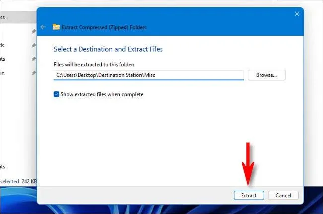 Instructies voor het comprimeren en decomprimeren van bestanden op Windows 11