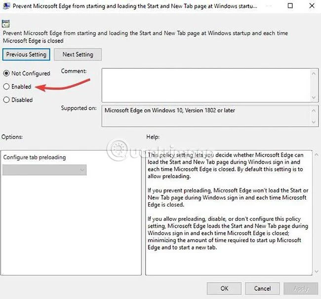 Microsoft Edge'in arka planda çalışması nasıl durdurulur?