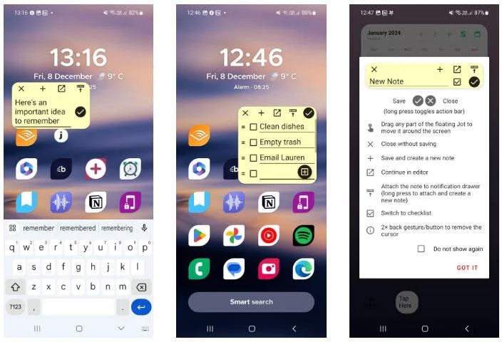 Jot Notizen App