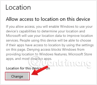 Matikan penjejakan lokasi pada Windows 10