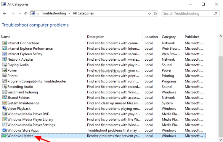 Betulkan ralat CPU yang luar biasa tinggi disebabkan oleh TiWorker.exe pada Windows 10/8.1/8
