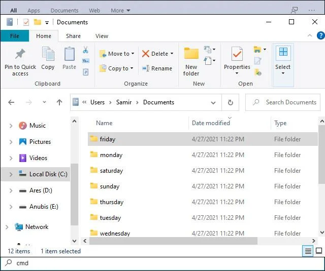 Comment créer plusieurs dossiers en même temps sous Windows 10