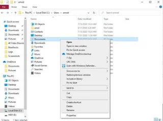 Bagaimana untuk mengalihkan folder pengguna pada Windows 10