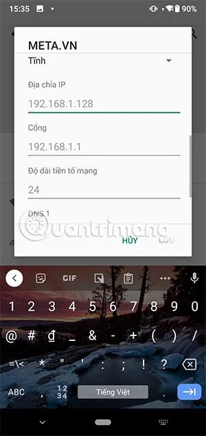 Comment changer l'adresse IP du téléphone