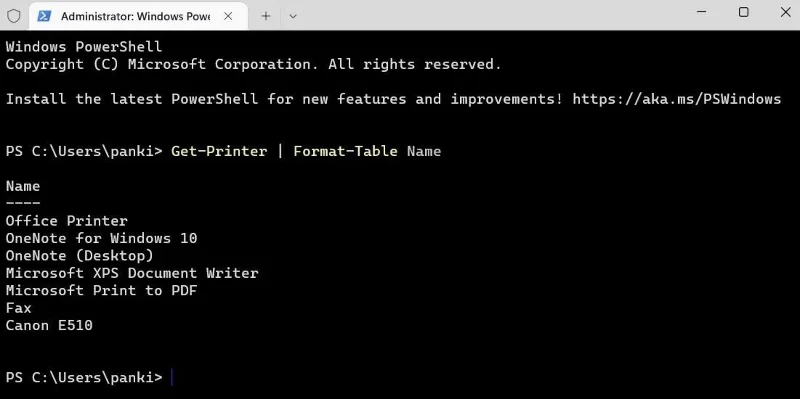 De naam van de printer wijzigen in Windows 11