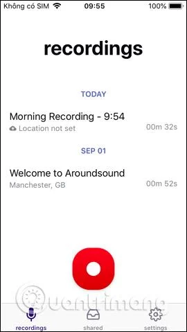 Cara menggunakan Aroundsound untuk merakam audio pada telefon anda