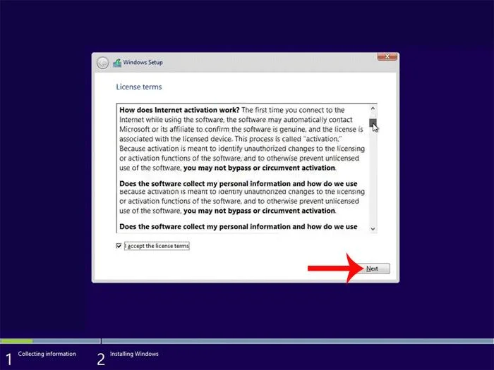 Bagaimana untuk memasang Windows 10 dari USB menggunakan fail ISO