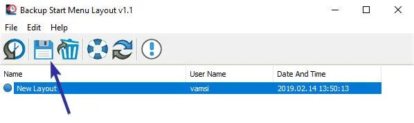 Cara membuat sandaran dan memulihkan susun atur menu Mula