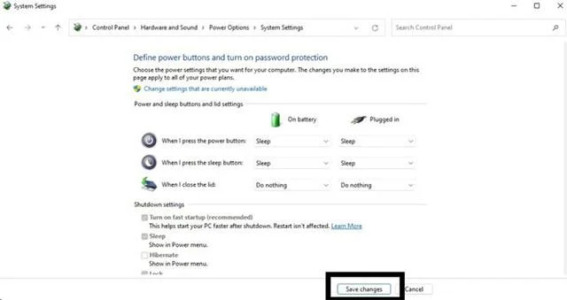 Hoe u een laptop kunt instellen zodat deze nog steeds normaal werkt, zelfs als het scherm is ingeklapt op Windows 11