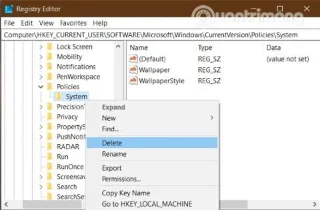 Grup İlkesini kullanarak Windows 10 masaüstü duvar kağıdını değiştirememe hatasını düzeltin