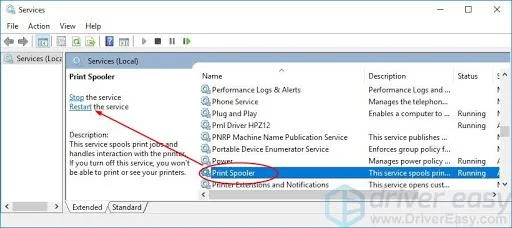 Hatayı düzeltin Yazdırma biriktiricisi hizmeti Windows 10, 8.1, 7'de çalışmıyor