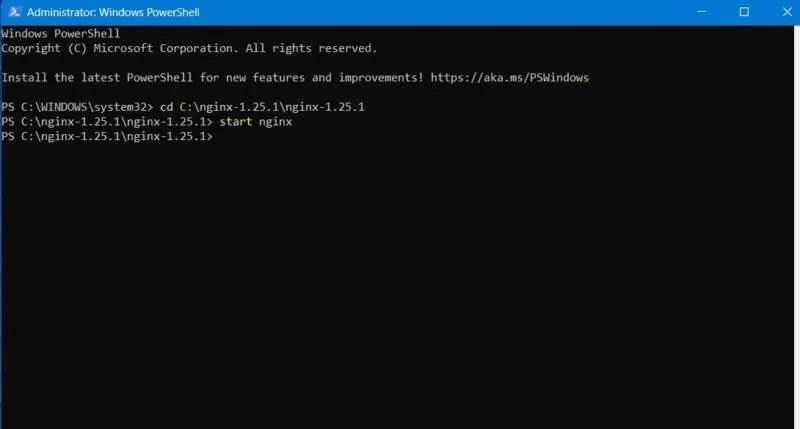 Windows'ta Nginx Sunucusu nasıl kurulur ve çalıştırılır