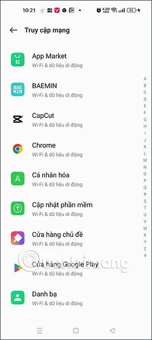 Cómo desactivar aplicaciones que usan datos en teléfonos Oppo