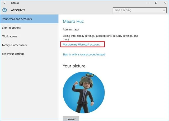 Windows 10'da oturum açma adınızı değiştirme talimatları
