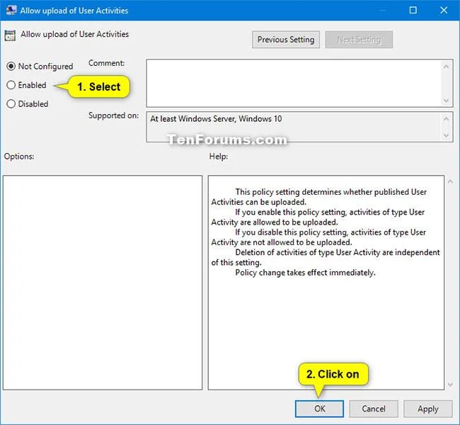 Bagaimana untuk membolehkan / melumpuhkan penyegerakan dari PC ke awan dalam Windows 10