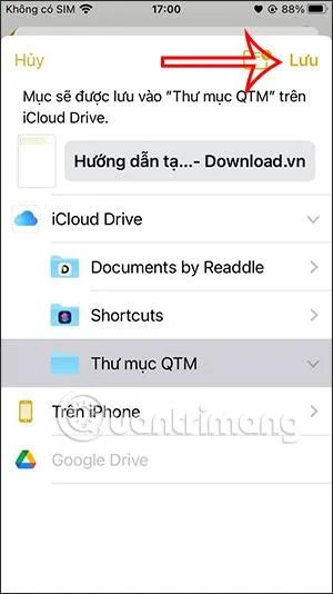 Bagaimana untuk menukar nota kepada PDF pada iPhone