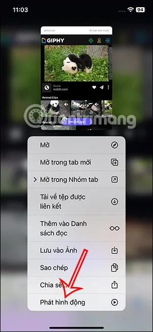 Arahan untuk mematikan permainan automatik imej GIF pada iPhone