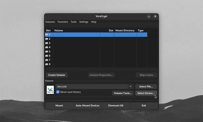 Cara menggunakan ciri lanjutan VeraCrypt untuk mengamankan fail penting