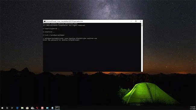 Prompt dei comandi in Windows 10