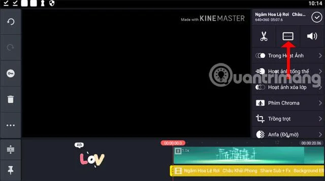 Instrucciones para crear subtítulos para vídeos en tu teléfono con KineMaster