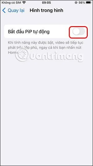 iPhoneのピクチャー・イン・ピクチャー機能をオフにする方法