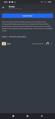 Bagaimana untuk menambah emoji pada pelayan Discord