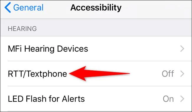Bagaimana untuk mematikan ciri RTT pada iPhone