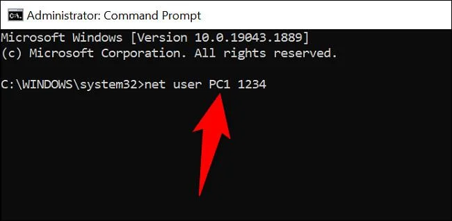Hoe u het wachtwoord van uw Windows-gebruikersaccount kunt wijzigen met behulp van de opdrachtprompt