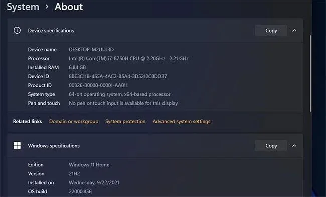 Windows 11'de Sistem Özellikleri'ni açmak için kısayol nasıl kurulur