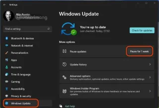 5 วิธีในการปิด Windows 11 Update ���ยุดอัปเดต Windows 11
