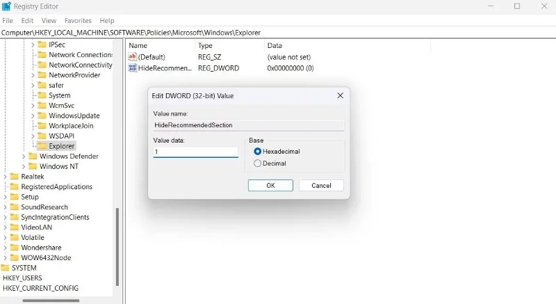 Hoe het aanbevolen gedeelte van het Start-menu in Windows 11 te verwijderen