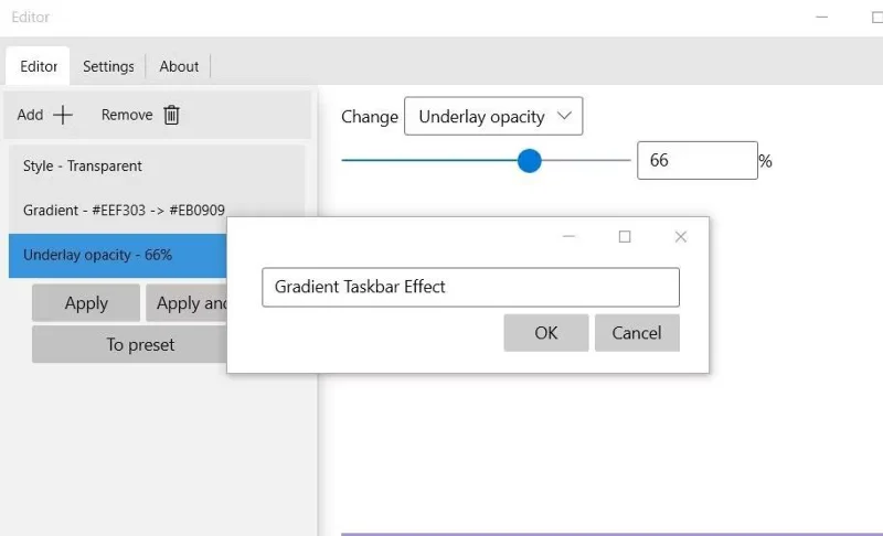 Bagaimana untuk menambah kesan menarik pada Bar Tugas Windows 10