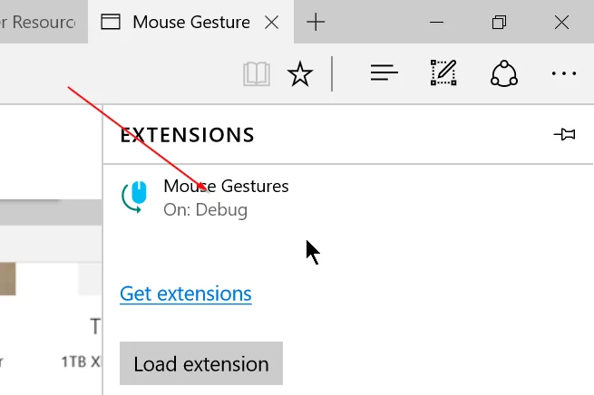 Arahan untuk memasang sambungan pada pelayar Edge Windows 10