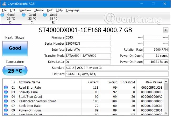 Bagaimana untuk menyemak status cakera keras dengan SMART