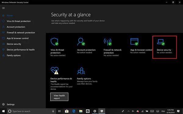 Bagaimana untuk mendayakan perlindungan pengasingan teras pada Windows 10