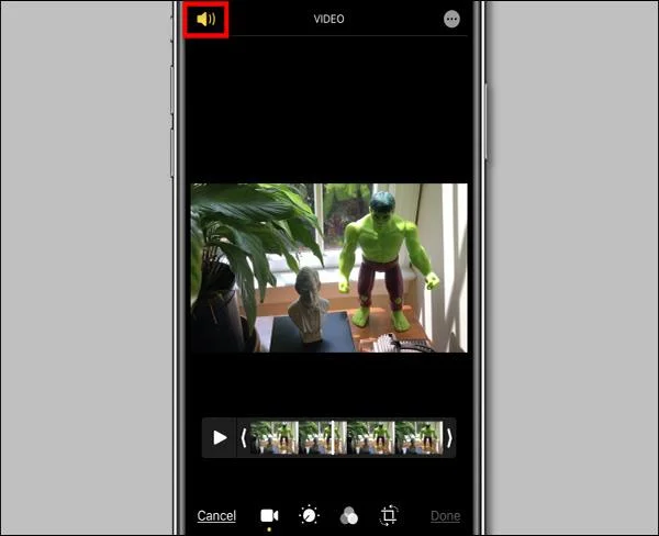 Bagaimana untuk membisukan video pada iPhone