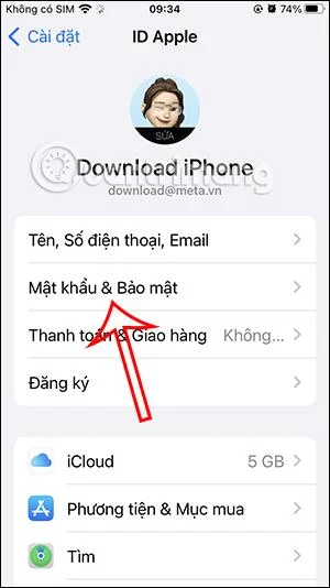 Arahan untuk menyediakan kunci keselamatan Apple ID