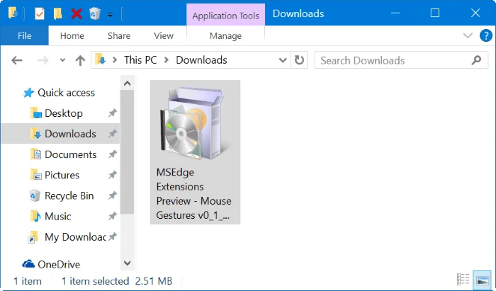 Arahan untuk memasang sambungan pada pelayar Edge Windows 10