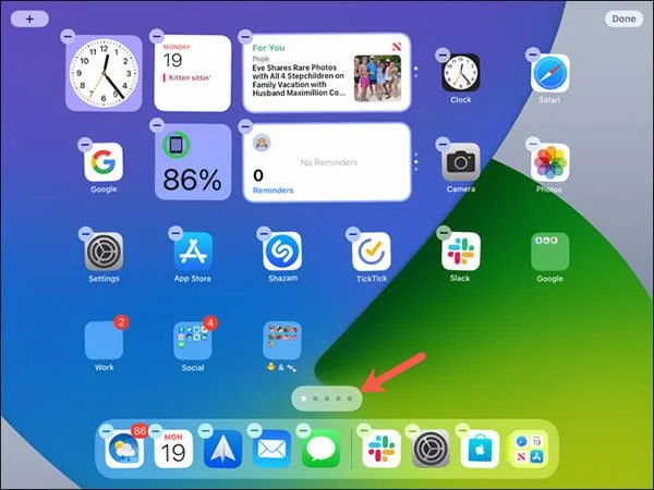 İPad'de uygulama simgesi ekranları nasıl gizlenir veya yeniden düzenlenir