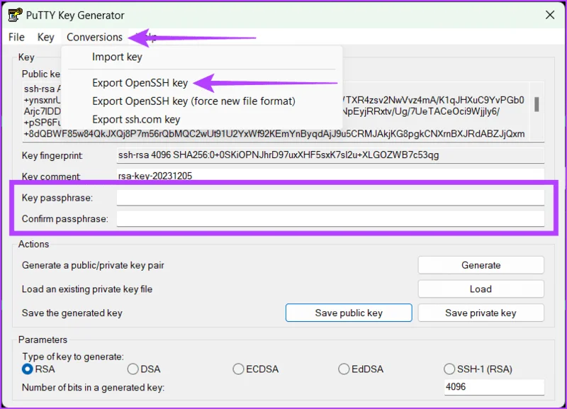 Windows'ta SSH anahtarı nasıl oluşturulur