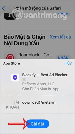 Bagaimana untuk memasang sambungan pada Safari iPhone
