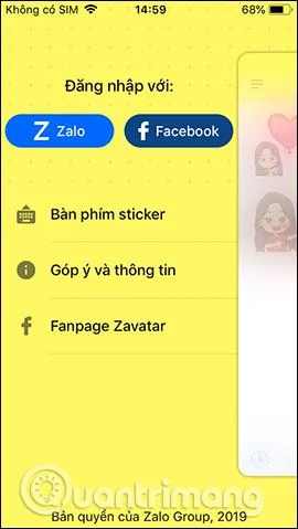 Cara membuat pelekat Zalo dan Facebook yang hebat