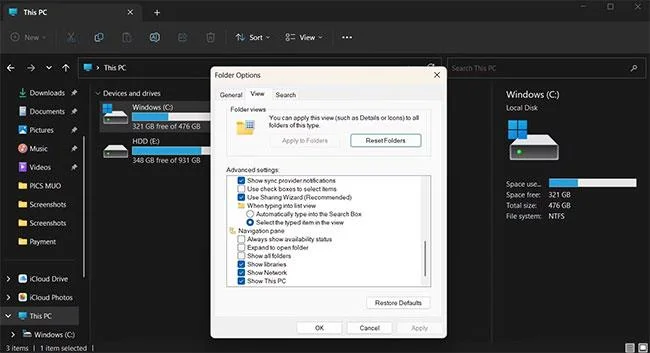 Standardbibliotheken im Windows Explorer anzeigen