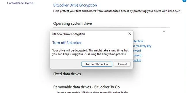 Windows 11 sabit diski nasıl şifrelenir