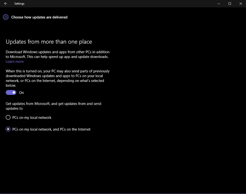 Pada Windows 10 anda harus melumpuhkan ciri ini