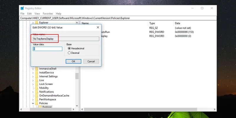 Bagaimana untuk melumpuhkan kawasan pemberitahuan dalam Windows 10